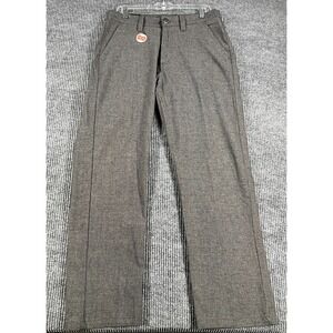 Brixton Pants Mens 31x32 Brown Performance Choice Relaxed Fit Comfort New